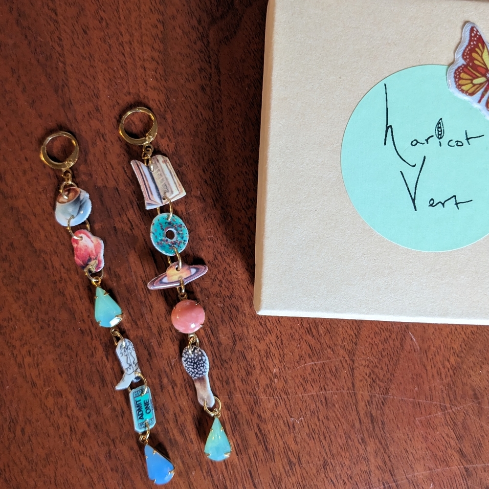 Haricot Vert Earrings